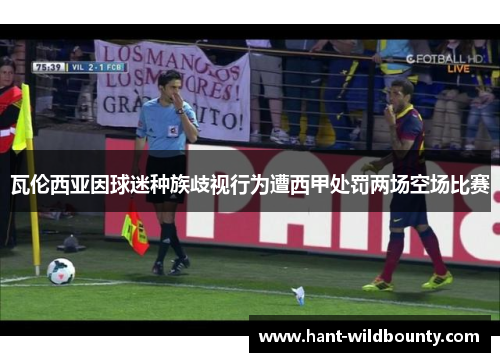 瓦伦西亚因球迷种族歧视行为遭西甲处罚两场空场比赛